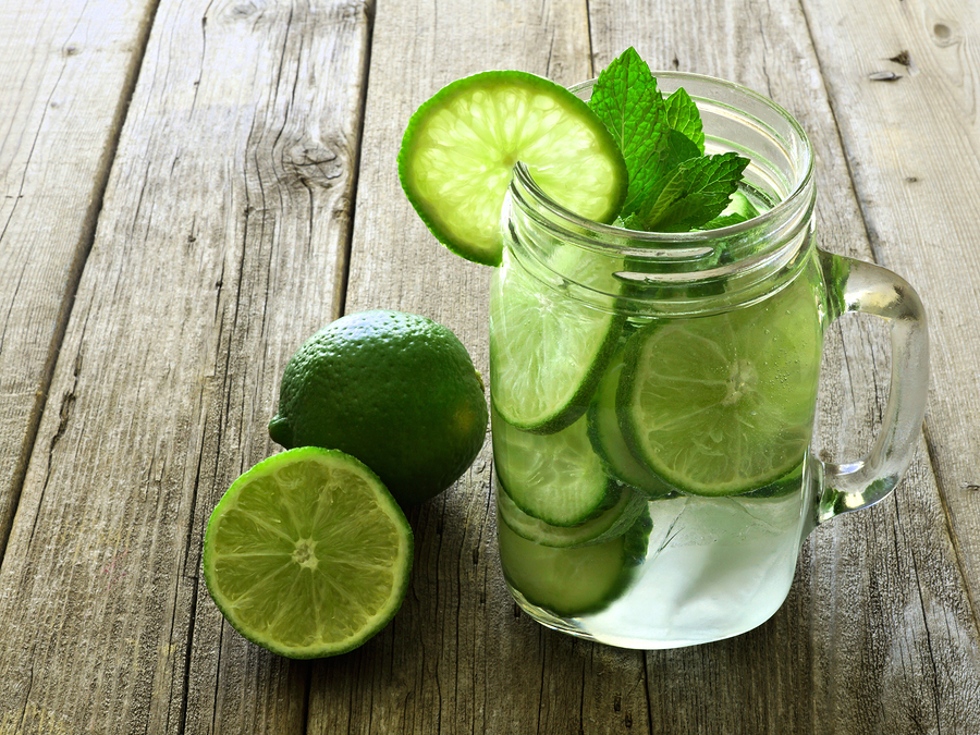 Cucumber, Lime & Mint Detox Water